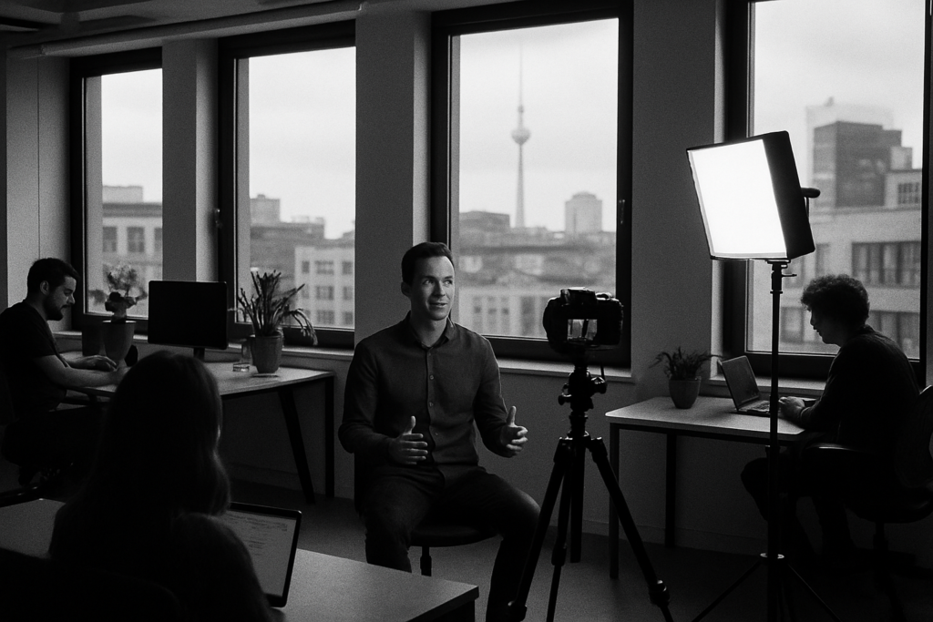 Videograf Berlin fuer Startups: schnelle Content-Gewinne